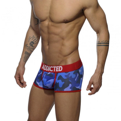 ADDICTED Camouflage Boxer Shorts Navy