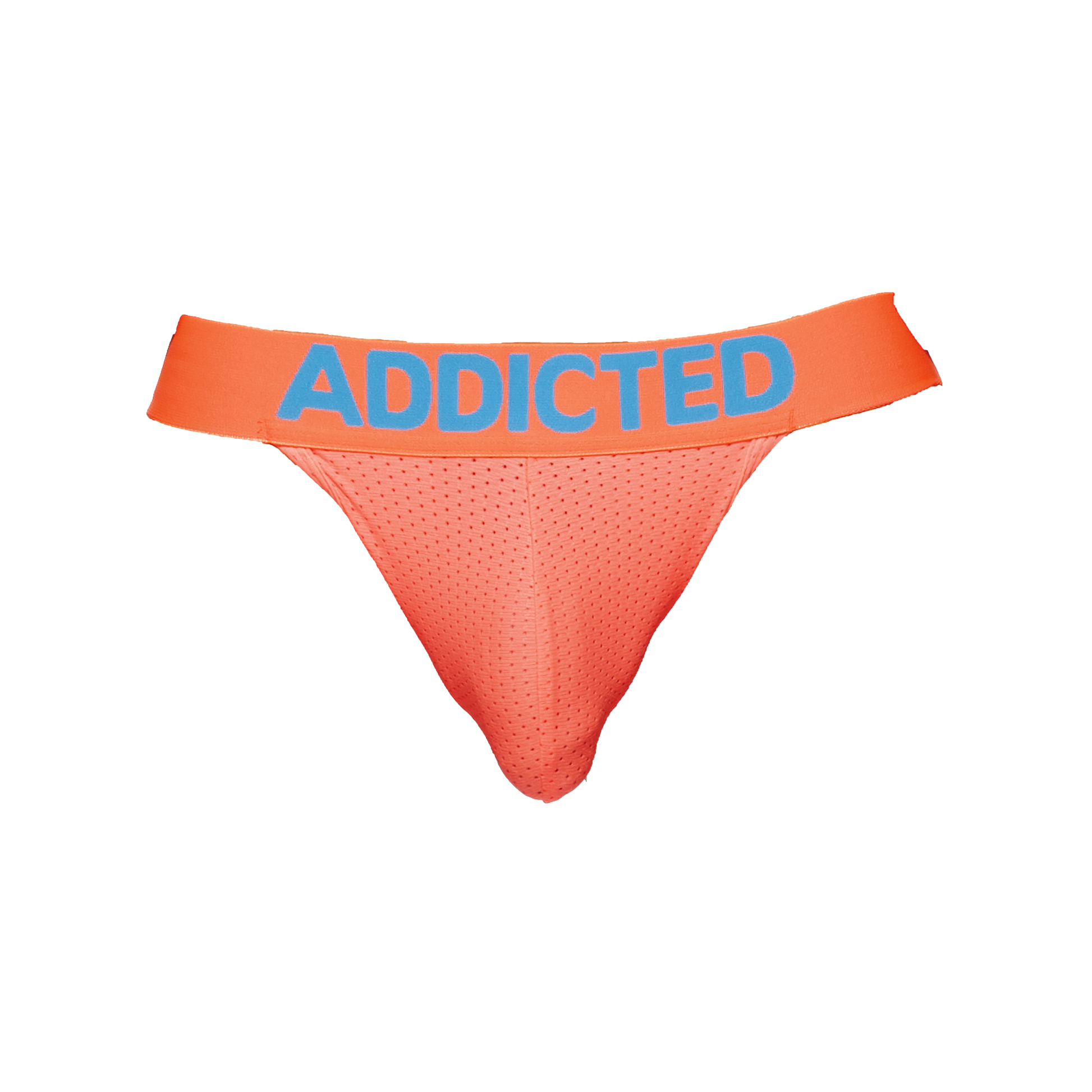 Addicted Ring Up Neon Mesh Jockstrap Orange