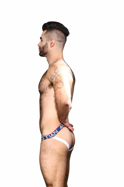 Andrew Almost Naked Retro Mesh Jocke Laivastonsininen/Punainen