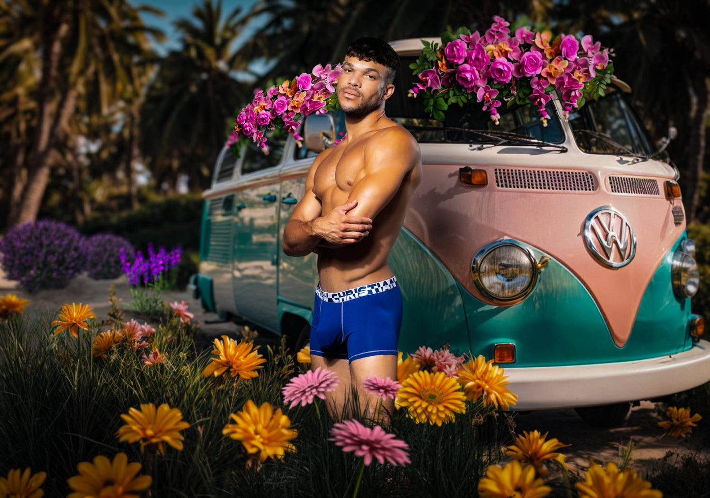 Andrew Christian ALMOST NAKED® BOXER HANG-FREE Blu navy