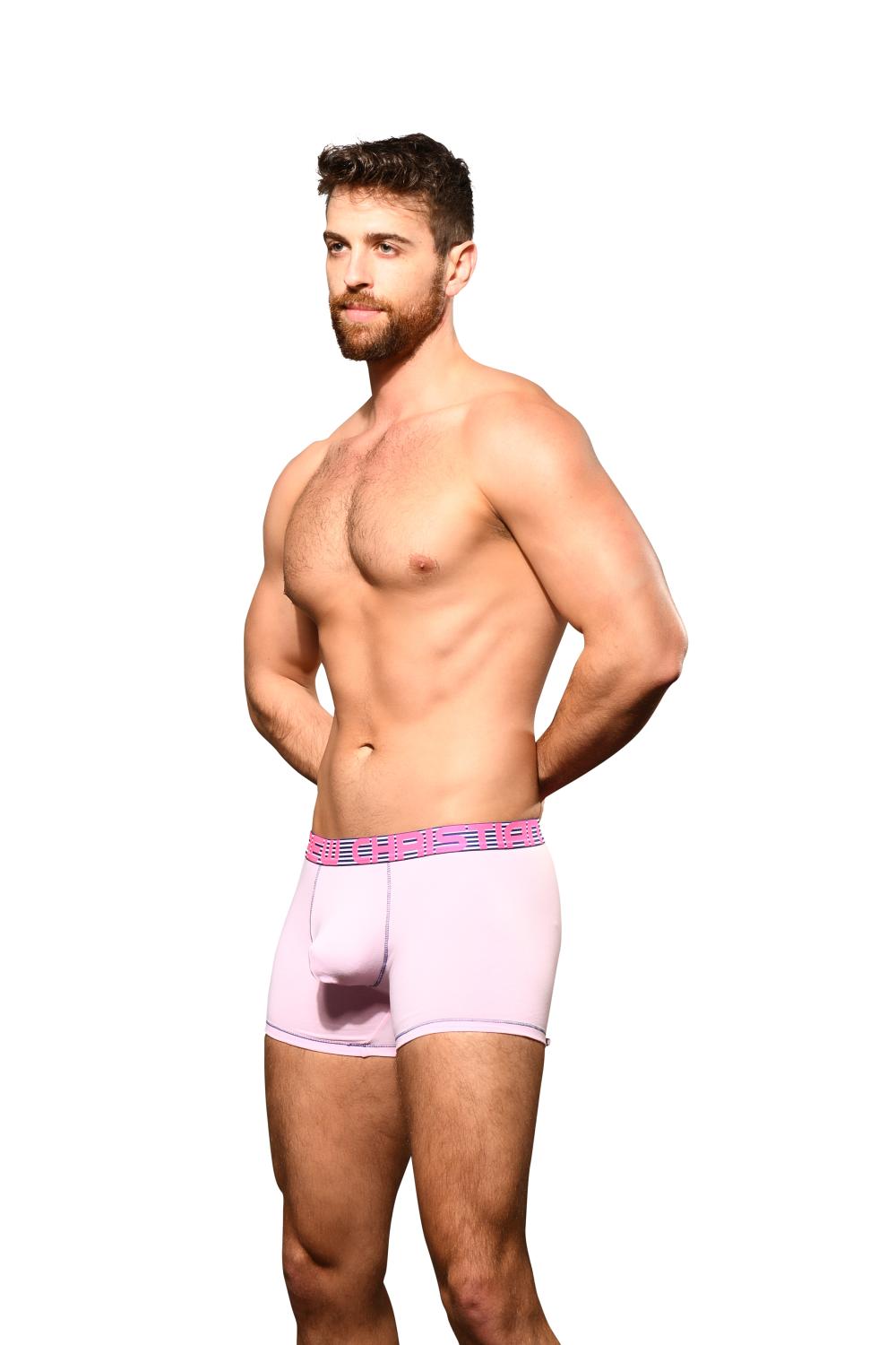 Andrew Christian ALMOST NAKED® Hang-Free Boxer Pink