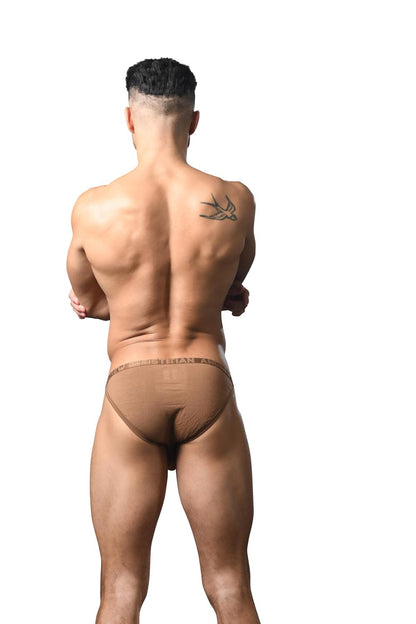 Andrew Christian ALMOST NAKED® Lust Modal Brief mit ALMOST NAKED® Braun