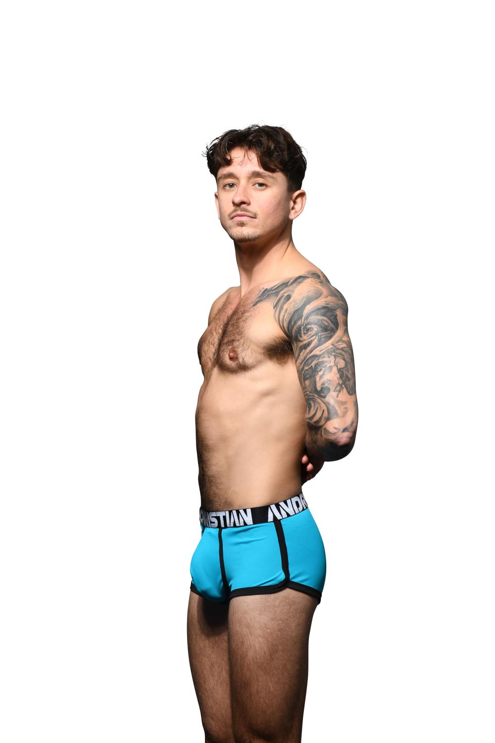 Andrew Christian ALMOST NAKED® MOISTURE CONTROL BOXER Teal