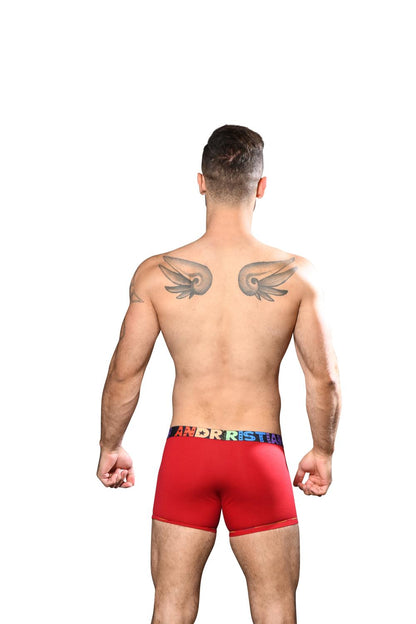 Andrew Christian Almost Naked Pride bomullsboxer röd
