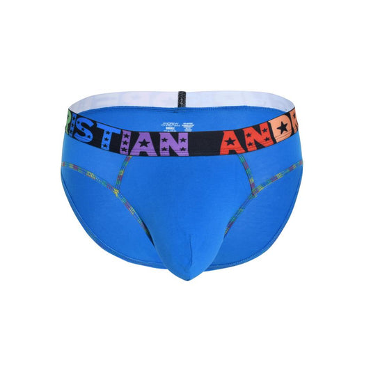 Andrew Christian Almost Naked Pride Cotton Brief Blue