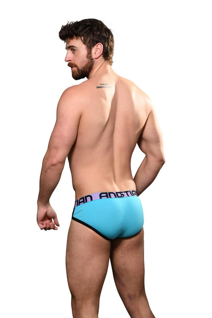 Andrew Christian ALMOST NAKED® SLIP RÉTRO Aqua