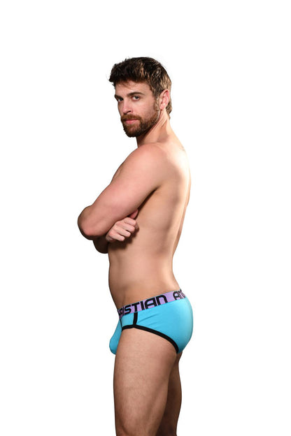 Andrew Christian ALMOST NAKED® SLIP RÉTRO Aqua