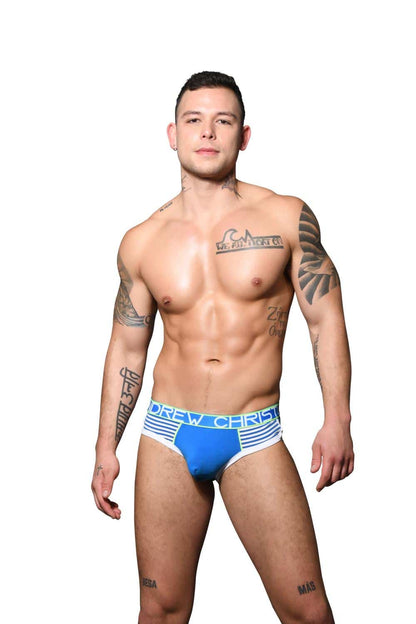 Andrew Christian ALMOST NAKED® Slip Rétro Elect Bleu