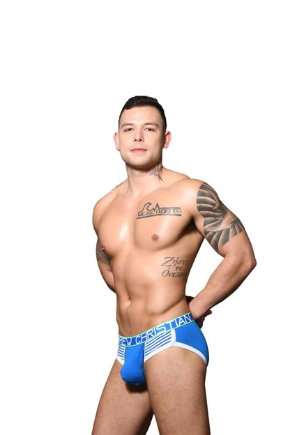 Andrew Christian ALMOST NAKED® Slip Rétro Elect Bleu