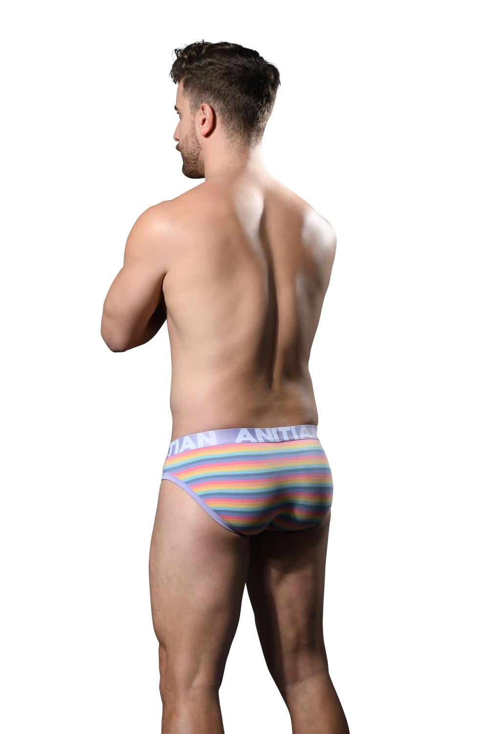 Andrew Christian Baby Unicorn Stripe Brief w/ ALMOST NAKED®