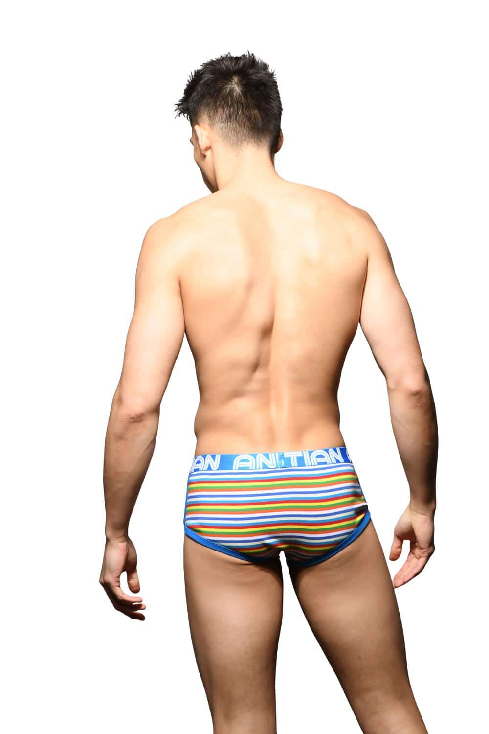 Andrew Christian Bright Stripe Boxer w/ ALMOST NAKED®