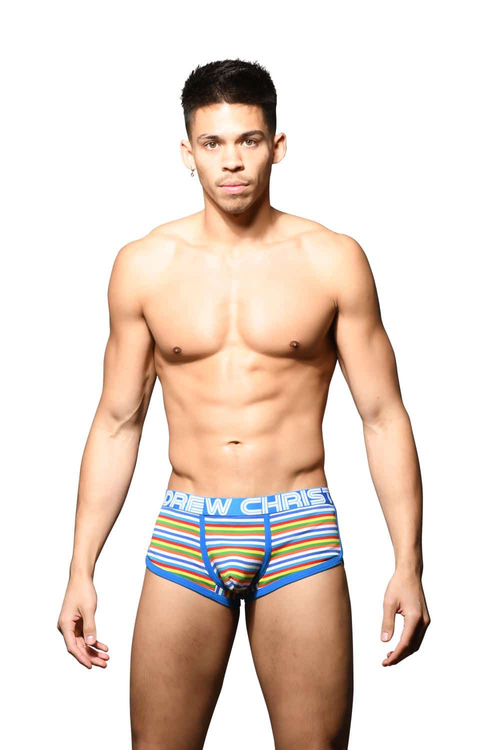 Andrew Christian Bright Stripe Boxer w/ ALMOST NAKED®