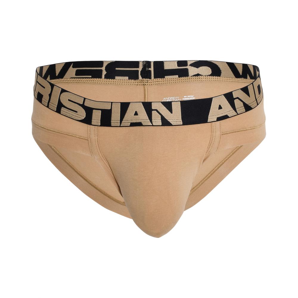 Andrew Christian Bubble Butt Brief w/ ALMOST NAKED® Khaki