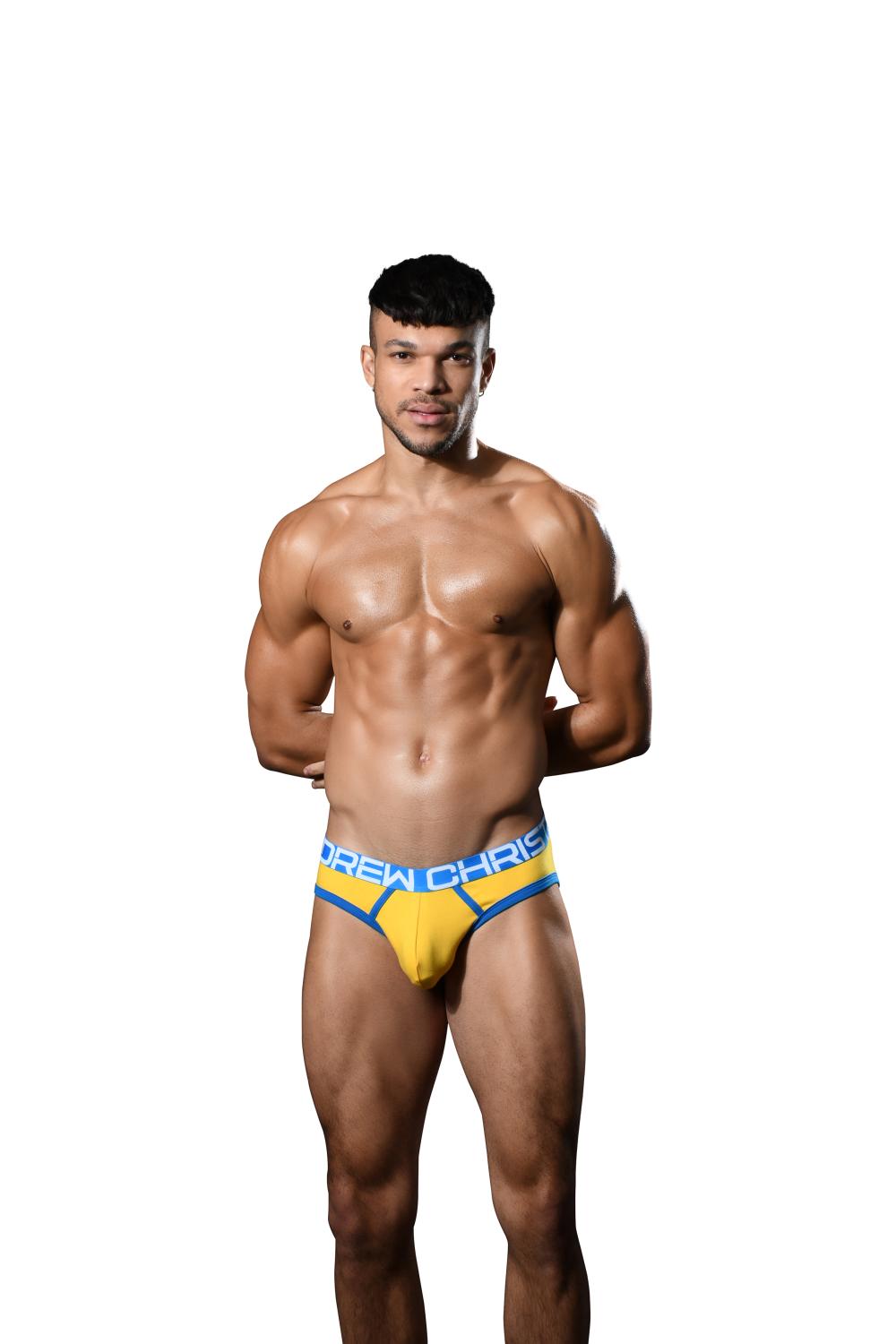 Andrew Christian BULGE C-RING BRIEF Yellow