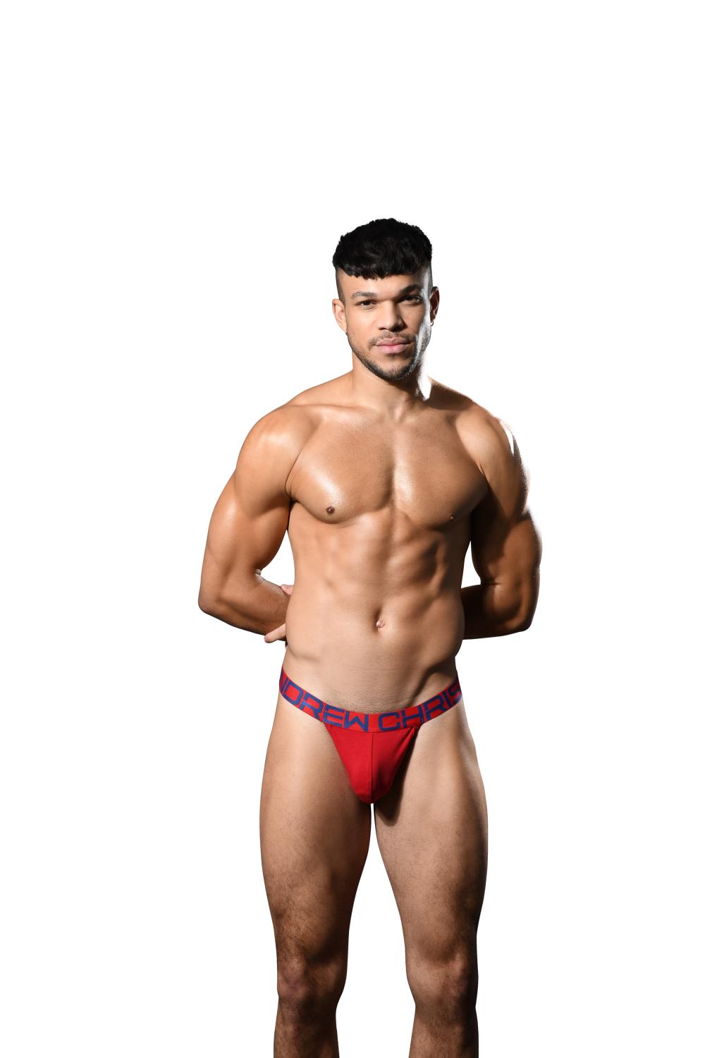 Andrew Christian BULGE C-RING THONG Red