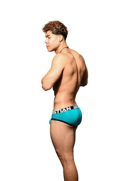 Andrew Christian CoolFlex Modal Active Brief w/ SHOW-IT® Teal