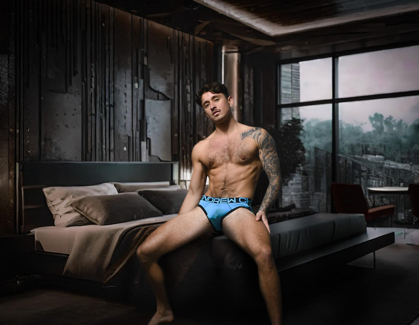 Andrew Christian COOLFLEX MODAL BRIEF WITH SHOW-IT® Aqua