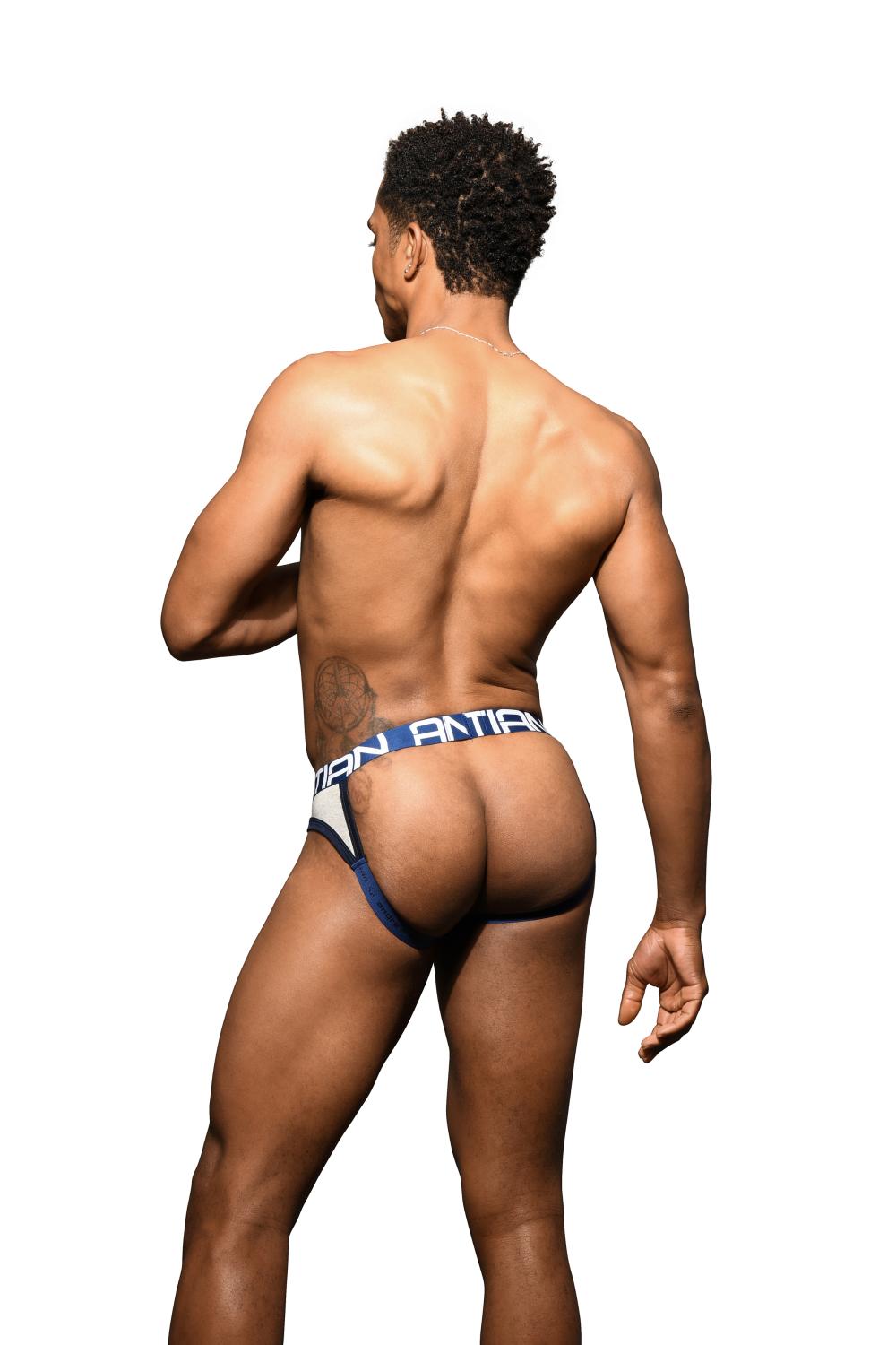 Andrew Christian CoolFlex Modal Frame Jock w/ SHOW-IT® Heather Grey