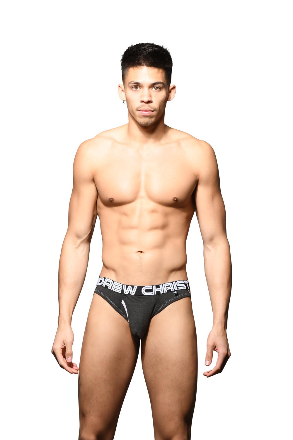 Andrew Christian Fly Jock w/ ALMOST NAKED® Charcoal