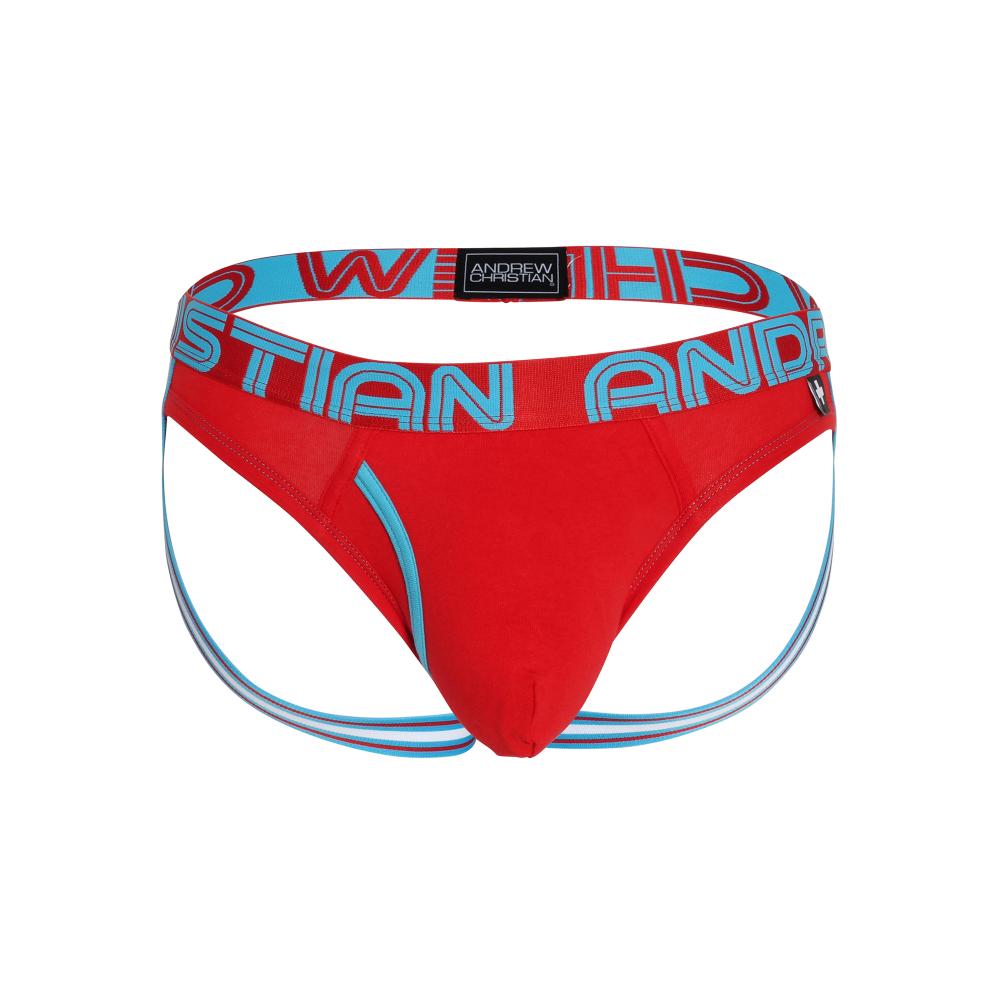 Andrew Christian Fly Jock w/ ALMOST NAKED® Red