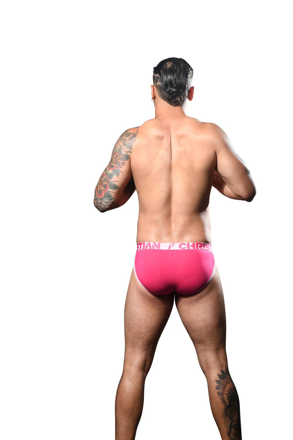 Andrew Christian Fly Tagless Brief mit ALMOST NAKED® Fuchsie