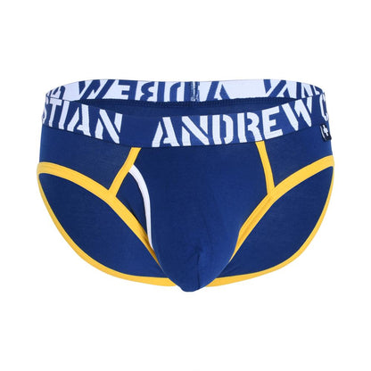 Andrew Christian Fly Tagless Brief mit ALMOST NAKED® Marineblau