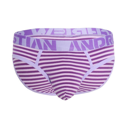 Andrew Christian Lavender Stripe Brief with ALMOST NAKED®