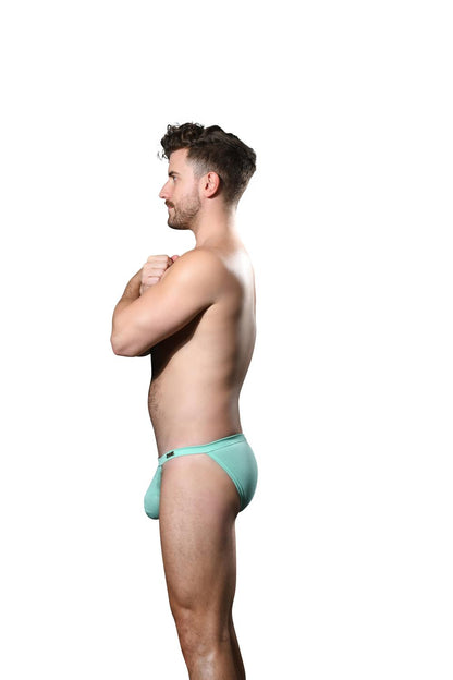 Andrew Christian Slip in bambù "SEX" con ALMOST NAKED® Menta