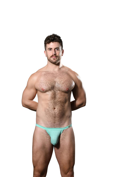 Andrew Christian Slip in bambù "SEX" con ALMOST NAKED® Menta