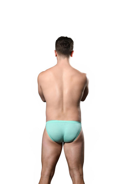Andrew Christian Slip in bambù "SEX" con ALMOST NAKED® Menta