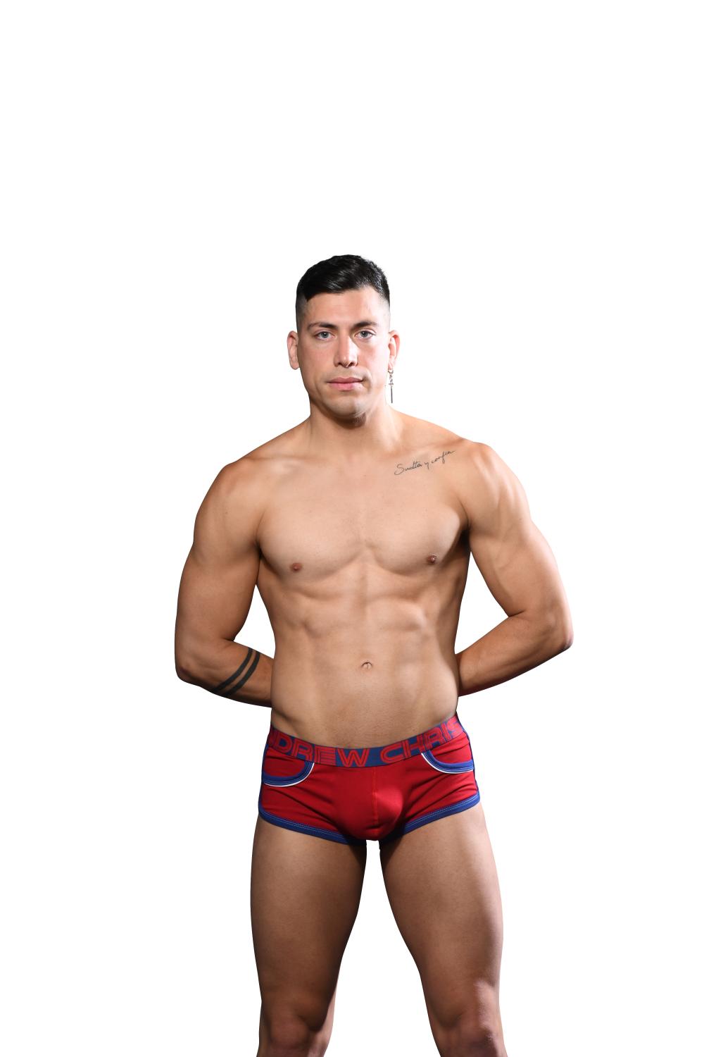 Andrew Christian SHOW-IT® Retro Pop Pocket Boxer Red