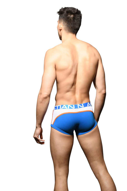 Andrew Christian SHOW-IT® Sports Mesh Boxer Elect Blå/Vit