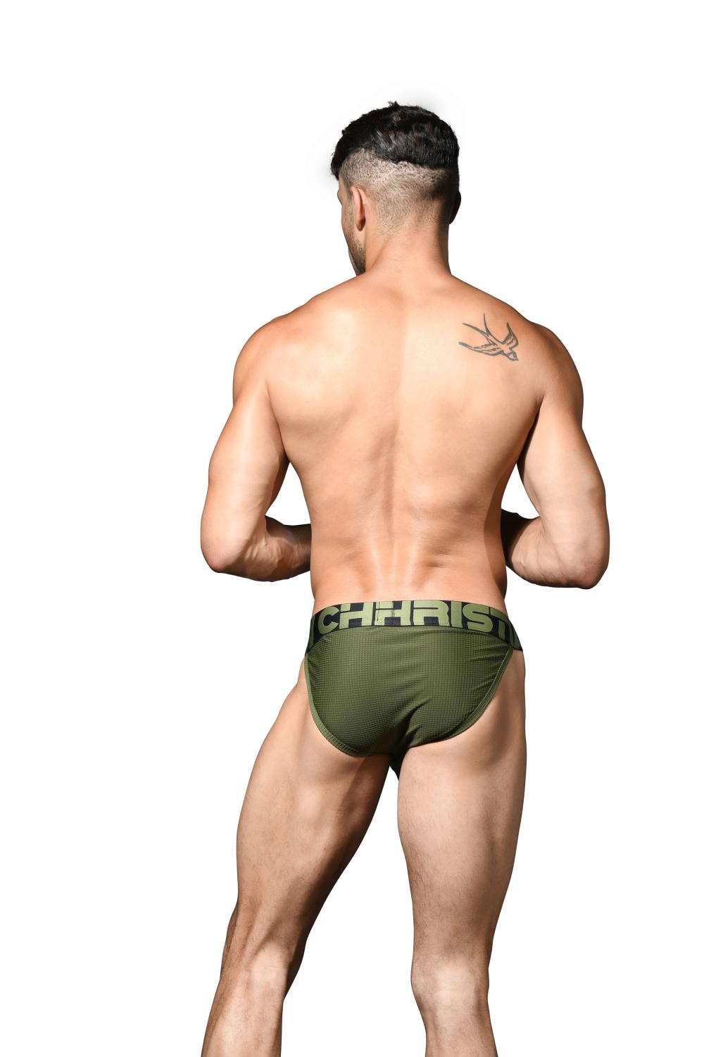 Andrew Christian Special Forces Capsule Brief w/ ALMOST NAKED® Olive