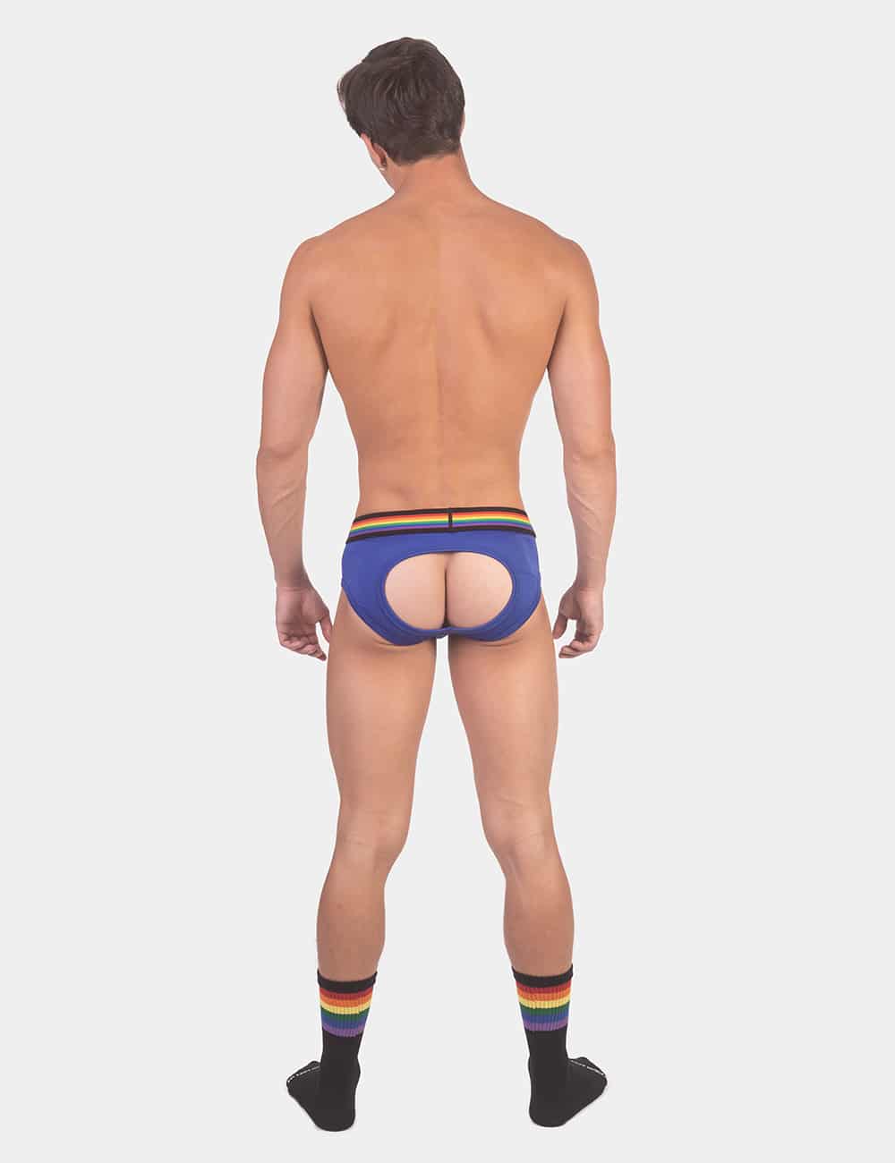 Barcode Berlin Backless Brief Pride Royal