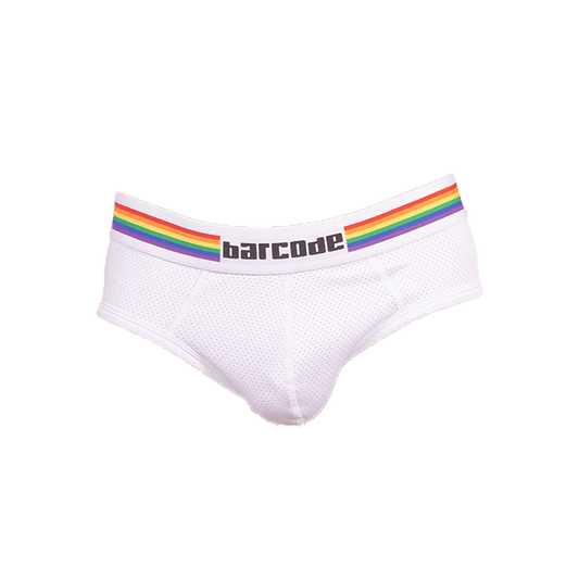 Barcode Berlin Backless Brief Pride White