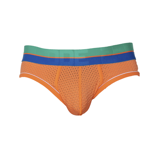 CODE 22 Bright Mesh Brief Orange