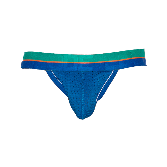 CODE 22 Bright Mesh Jockstrap Blue