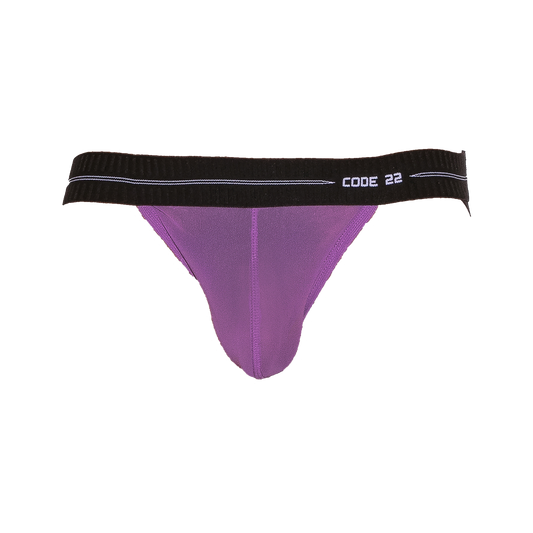 CODE 22 Sheer Mesh Jockstrap Grape