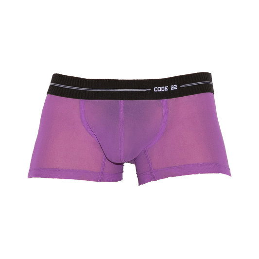 CODE 22 Sheer Mesh Trunk Grape