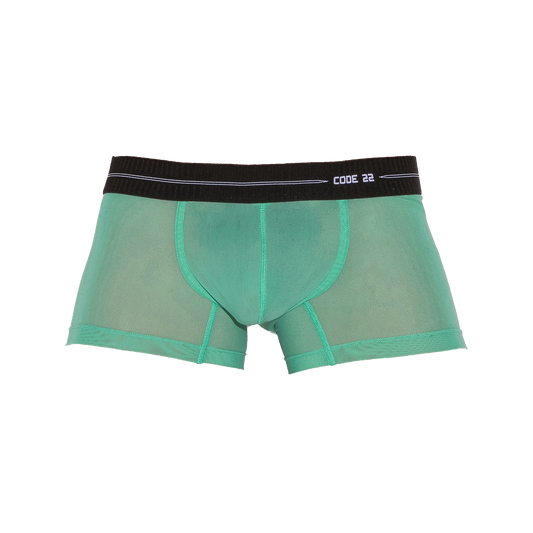 CODE 22 Sheer Mesh Trunk Green