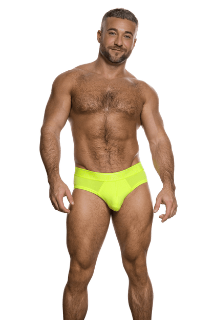 Garçon Lettre jaune fluo