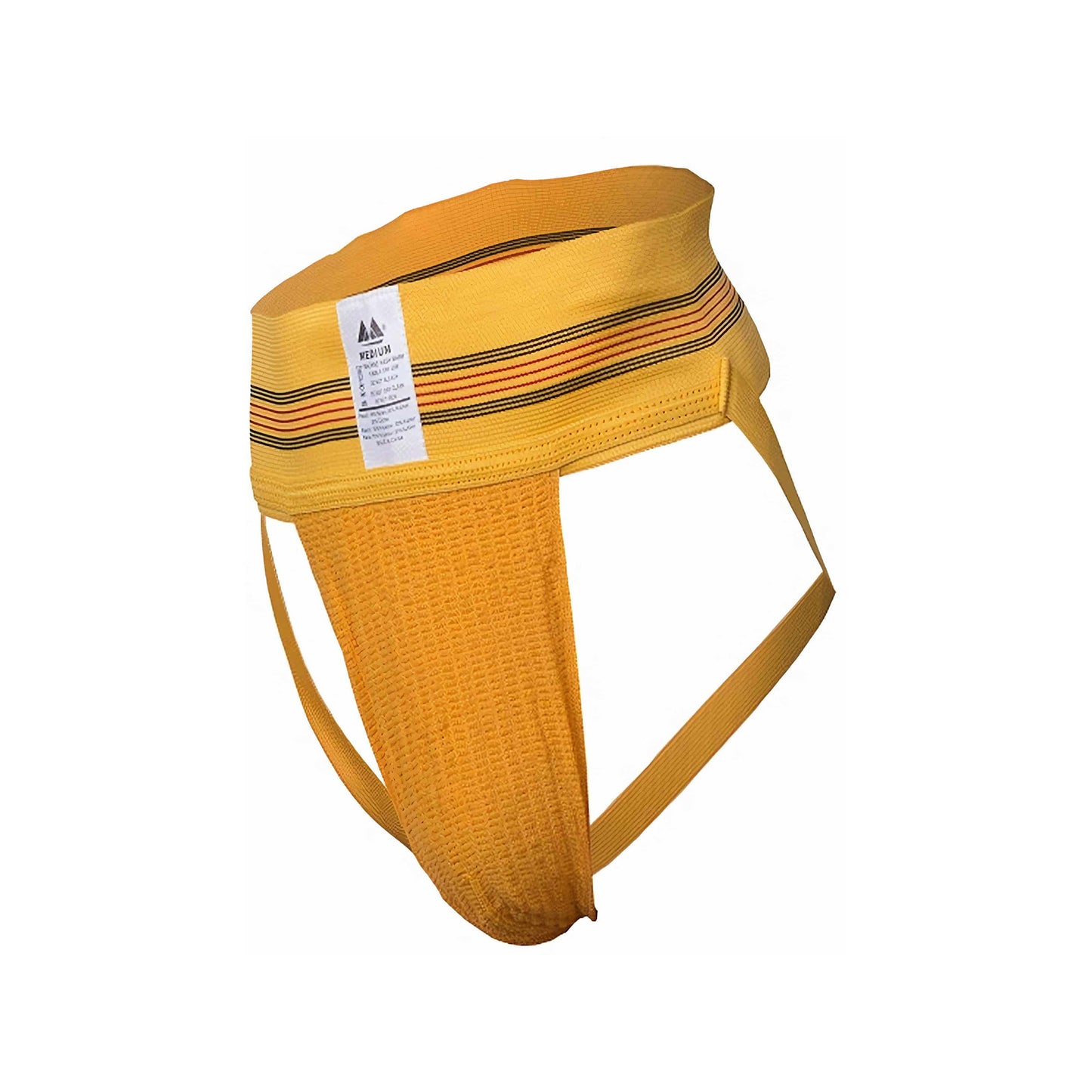 MM Sports The Original No. 10 Swimmer/Jogger Jockstrap 3 inch Yellow