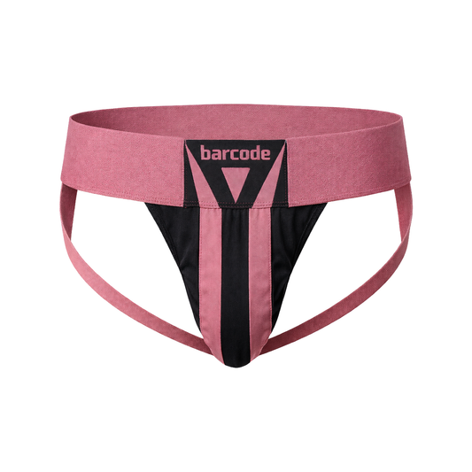 Barcode Berlin Jockstrap Zuri Brownishpurple/Black