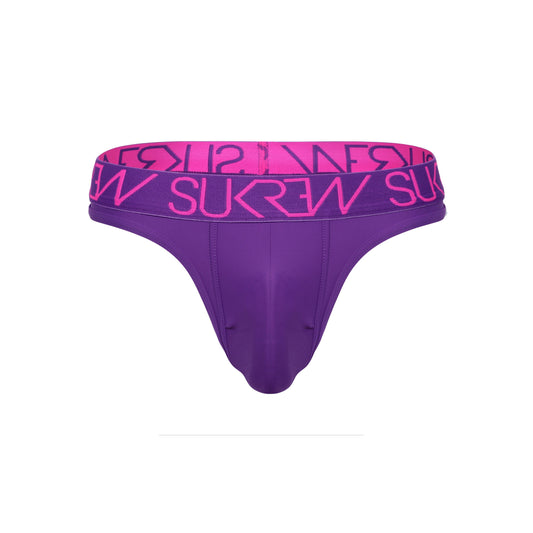 Sukrew Classic Thong Multipack 1 X Tyrian Purple 1 X Shocking Pink Size Xxl 9