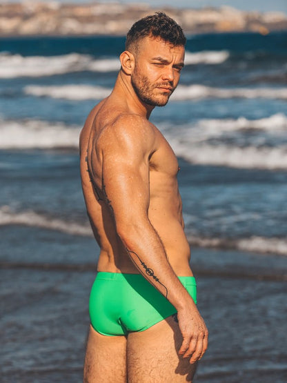 SUKREW Slip da bagno Torrent verde