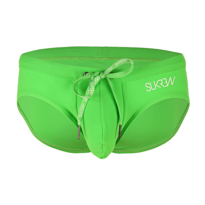 SUKREW Slip da bagno Torrent verde