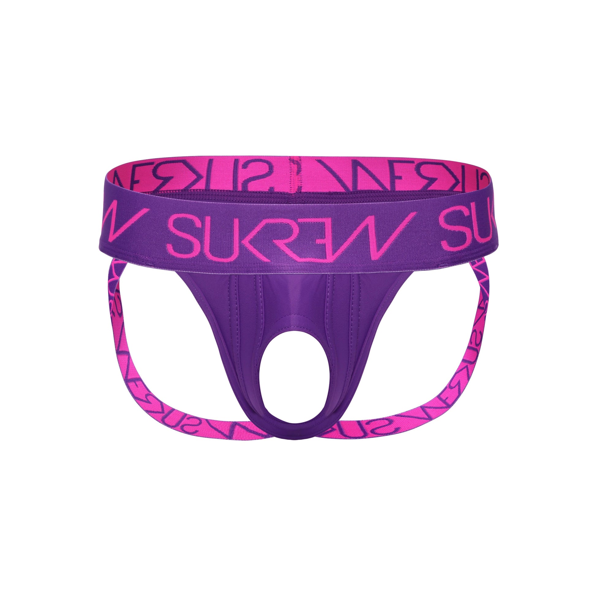 Sukrew U Style Jockstrap 1 X Tyrian Purple 1 X Shocking Pink Size Xxl 12