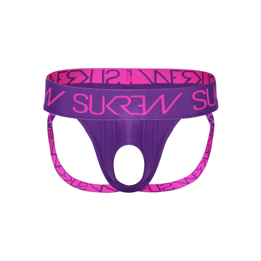 Sukrew U Style Jockstrap 1 X Tyrian Purple 1 X Shocking Pink Size Xxl 12