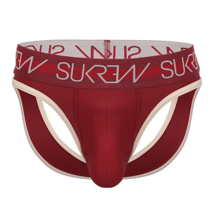 SUKREW V-String Bordeaux/Creme