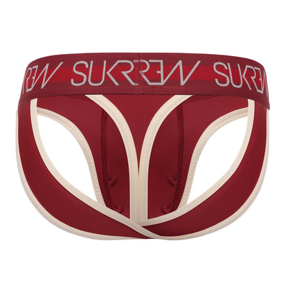 SUKREW V-String Bordeaux/Creme